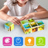 3D Magnetic Cubic Jigsaw Puzzle Toys for Toddlers - Large Building Blocks Cubes 1.65 Inches for Kids 3-5