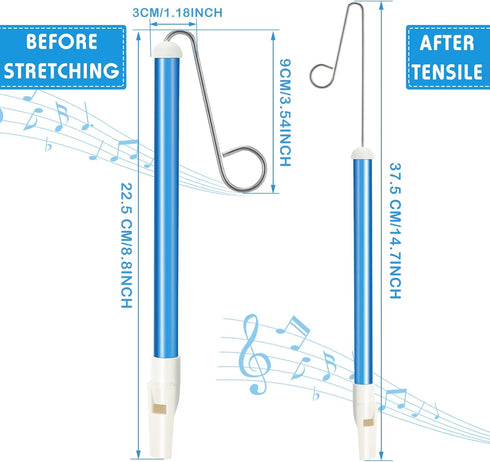 4 Pieces Slide Whistle Kids Instrument, Musical Slide Whistle for Parent Child Games