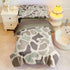 CKOU CCOO 4 Set Set Pieces Toddler Duck Camo Bedding for Boys,Hunting Camouflage Toddler Comforter for Kids Bed in a