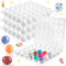 Menkxi 120 Pcs Plastic Easter Eggs with Clear Cartons for Crafts DIY