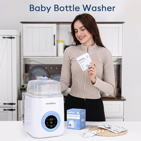 300 MOMFANN Professional Deep Cleaning Detergent Tablets for All Baby Bottle Washers, Washer Tablets for Bottle Washer