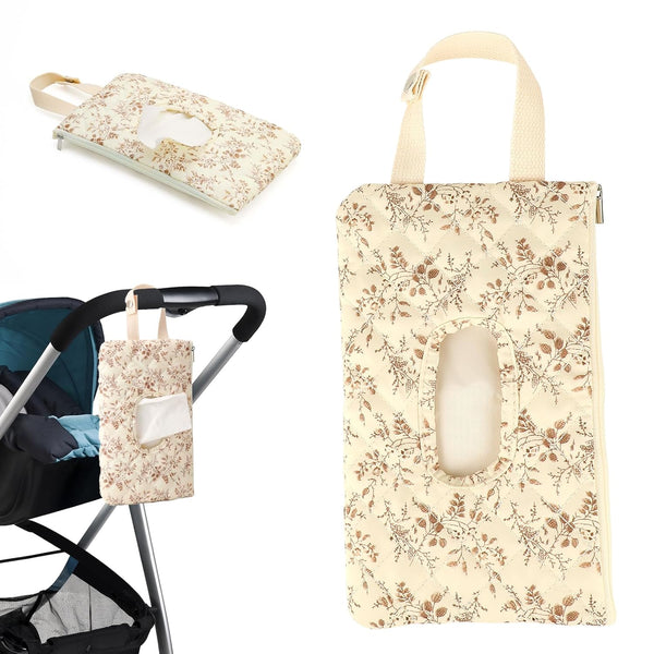 Wipes DispenserPortable Wipes Holder for Outdoor, Refillable Wipes Container, Wet Wipe Pouch