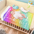 AOFUN 40x30inch, 5 Personalized Baby Blankets with Names, Custom Baby Girls Blanket Initial Swaddle Blanket