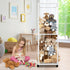 BETBEM 65" Stuffed Animal Storage Zoo with Wheels, Tall Large Stuff Animals Plushies Holder Toy Organizer Kids Plush