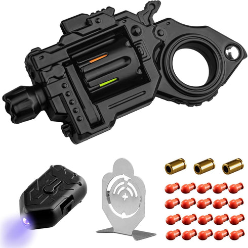 Metal Fidget Toys Adults Gun: Decompression EDC Fidget Spinner, Cool Stress Relief Spinner Ring for Finger, Best Steel
