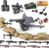WW2 Pack Set Feleph Military Weapons Toy Building for Soldier Figures Bricks Model Army Equipment Gear Piece Kit