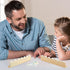 Set 4 13-Inch, Juvale Dominoes Holders of Wooden Trays - Natural Wood - Customizable Unfinished Racks for Mexican Train