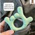 Set 3 3-6 6-12 of I Love You Silicone Hand Teether, Teethers for Babies Months, Soft Teething Toys Months bpa Free