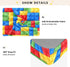 CZXW 52" 28" Building Blocks Colorful Crib Sheets Fitted x Natural Cotton Soft & Breathable for Baby Crib Mattress