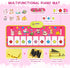 1 2 3 Floor Piano Mat for Toddlers, M SANMERSEN Kids Sensory Educational Dancing Keyboard Musical Mat, Animal Touch