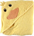 Luvable Friends Unisex Baby Cotton Animal Face Hooded Towel, Duck, One Size