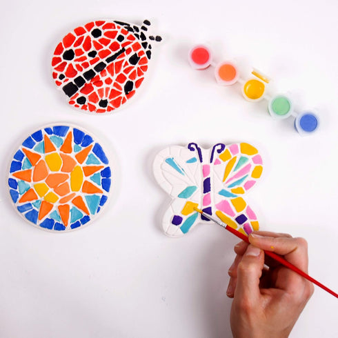 1 3 count Creative Roots Paint Your Own Butterfly, Ladybug & Sun Stepping Stone by Horizon Group USA, box