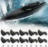 10PCS FT009 Set FT009 RC Boat Propellers High Speed Brushless Replacement Propeller for Remote Control Racing Boat
