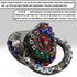 Dummy CutiePlusU Adult Sized Pacifier for Adult-Crystal DIY Handmade-Black Demon Eyes