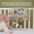13 3D Taf Toys Newborns & Toddlers Busy Board with Music & Lights Montessori Activities Baby Safe Mirror, Activities