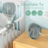 Momcozy 8000mAh 27H 4 360Rotate 2 Portable Stroller Fan, Ultra-long Battery Life Detachable Speed LED Night Light