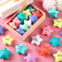 100 Pack Sotiff Star Stress Balls Bulk for Adults Kids Stress Relief Balls with Motivational Quotes Mini Inspirational