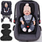 yarboofo Infant Car Seat InsertCarseat Head Support for Baby Preemie Newborn Infant,Babies Insert