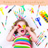20 Pcs Stackable Crayons, Colorful Buildable Crayons for School Office Birthday Party, 12 Colors