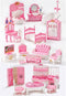 Thildani 35 Pcs Dollhouse Furniture Accessories Set Mini House Furniture Small Dollhouse Miniature