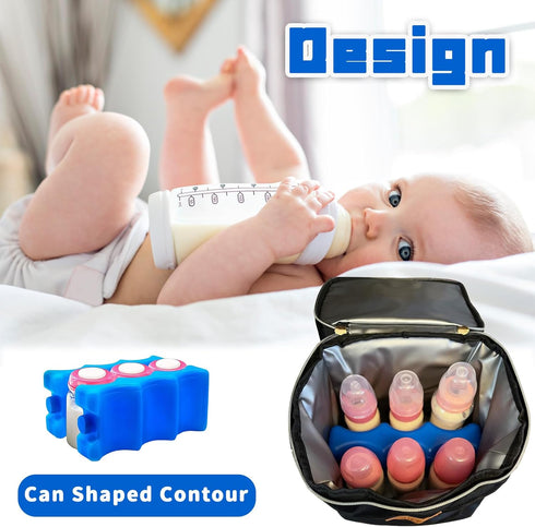 3 Pack Pack,Bottle Packs Packs Breastmilk Ice Ice for Breastmilk Storage,Contoured Ice for Breast Milk,Baby
