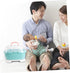 Kisangel Bottle Storage Box with Drain Shelf Durable Organizer for Bottles Pacifiers Tableware Ergonomic Handle for Boy
