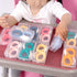 Baby Self Feeding Training Spoon and Fork Set with Travel Case, BPA-Free Toddler Utensils, Silicone/ABS (Pink)