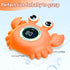 Baby Bath Thermometer, Newborn Swimming Safety Toy, Bathtub Water Thermometer with LED Display Warning