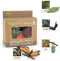 Montessori Life Cycle Learning Kit with Animal Figures and Flash Cards, Realistic Monarch Butterfly Caterpillar Toy