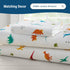 Wildkin 100% Cotton Fitted Crib Sheet, Soft & Breathable - Jurassic Dinosaurs