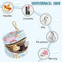 Owl Round Pacifier Storage Case with Zipper, Portable Pacifier Case for Travel, Diaper Bag & Purse, Pacifier Container