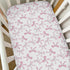 Selgkds 52''x28'' Pink Dot Bows Baby Crib Sheets for Girls Sweet Girly Bows Soft Stretchy Fitted Crib Mattress Covers