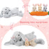 Large Bunny Stuffed Animal 24" - 4Pcs Plush Toy Gifts for Kids, Cuddly Mommy Bunny with 3 Small Bunnies