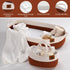 Totsi 100% Baby Changing Basket, Baby Changing Pad with Diaper Caddy, Diaper Changing Station for Baby, Cotton Rope