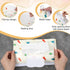 Mabor 2 Pcs Baby Wipes Dispenser, Portable Refillable Wet Wipes Holder for Travel, Reusable Wipe Container with Metal