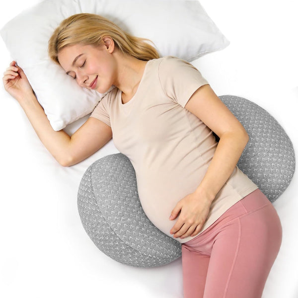 cozyyeah Pregnancy Wedge Pillow for Sleeping, Adjustable Maternity Pillow for Side Sleepers, Supports