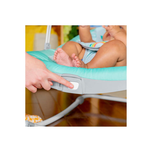 Bright Starts Unisex Infant to Toddler Rocker with Vibrations - For Newborns and Up