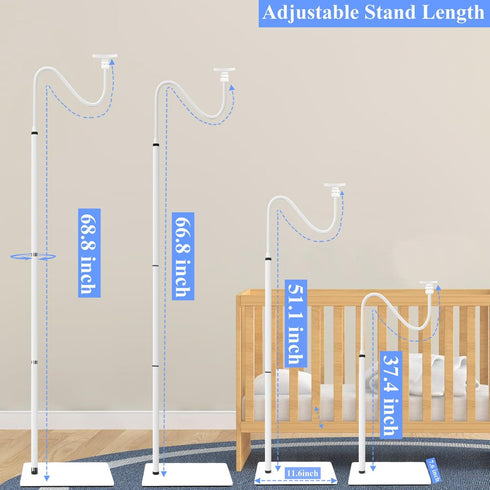 EYSAFT E21,E30,Spaceview E110, E210 Baby Monitor Floor Stand Holder Mount Compactible for eufy Spaceview pro