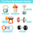 Set, 3-6-12 5 7 8 9 10 Girl-7PCS iPlay, iLearn Baby First Gym Rattle Infant Dumbbell Weights Teething Rattles Month