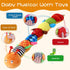 Baby Musical Worm Soft Infant Toy, 6 Different Sensory Stuffed Animals for Newborn Toy Tummy Time Gifts