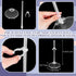 100 Pcs Acrylic Doll Stand Display Holder - Transparent Support for 9, 10, 11 Inch Tall Dolls with Adjustable Waist Clip