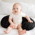 Yosoo Classic Black Print U Shape Breastfeeding Pillow Cover, Washable Nursing Pillowcase for Moms, Breastfeeding