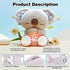 QFCST Relief Koala Breathing Stuffed Toy, Anxiety Relief Plush Breathing Animal, Sleeping Koala Plush Breathing