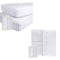 Changing Pad Cover and Crib Sheet Set Bundle (Blue Dragonflies + Stripes