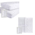 Changing Pad Cover and Crib Sheet Set Bundle (Blue Dragonflies + Stripes