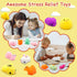 LENYOQIN 100 Pcs Kawaii Squishies, Mochi Squishy Toys for Kids Party Favors, Mini Sensory Stress Relief Toys, Goodie