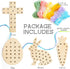 Set 4 Easter Basket Stuffers - Easter Basket Essentials - of Wooden Lacing Card Toys - Gifts for Girls Boys Teens