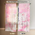 Yilinata 82 84 Watercolor Elephant Window Curtains for Kids Boys Girls Pink Twinkle Star Baby Living Room Bedroom