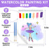 SOCOLER 1-3, 4-8(Princess Paint with Water Coloring Books for Toddlers,Mess Free Watercolor Painting Papers for Kids
