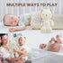 Bunny,13 5 7 inches Musical Stuffed Animals with Sound Machine, White Noise Baby Soothers for Sleep, Night Light Shush